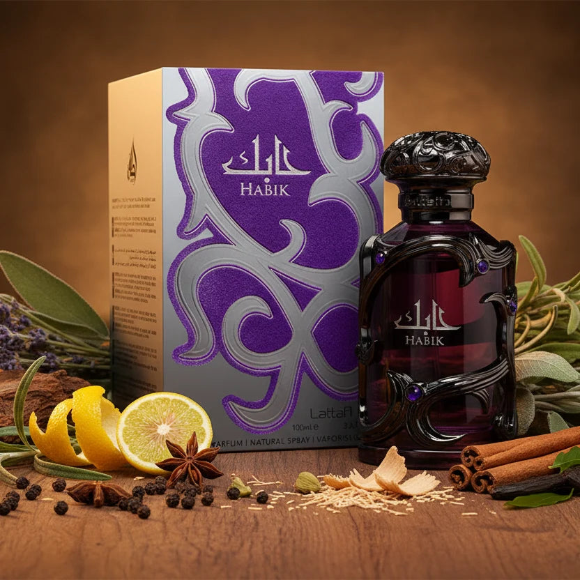 Habik pour Homme par Lattafa – Eau de Parfum 100 ml : La Masculinité Orientale à Son Apogée