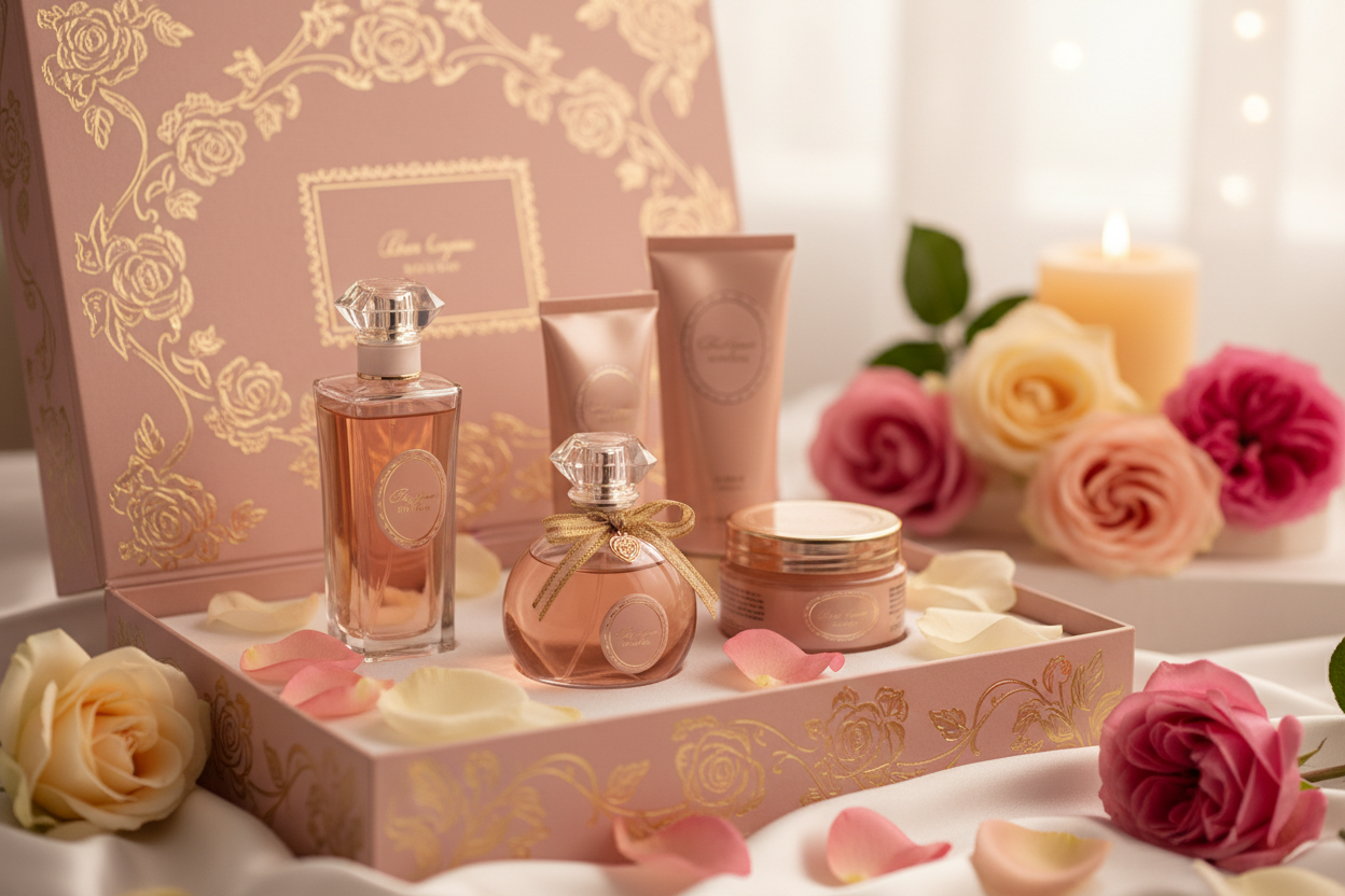 Caresse Rosé Cadeauset – Les Senteurs Gourmandes