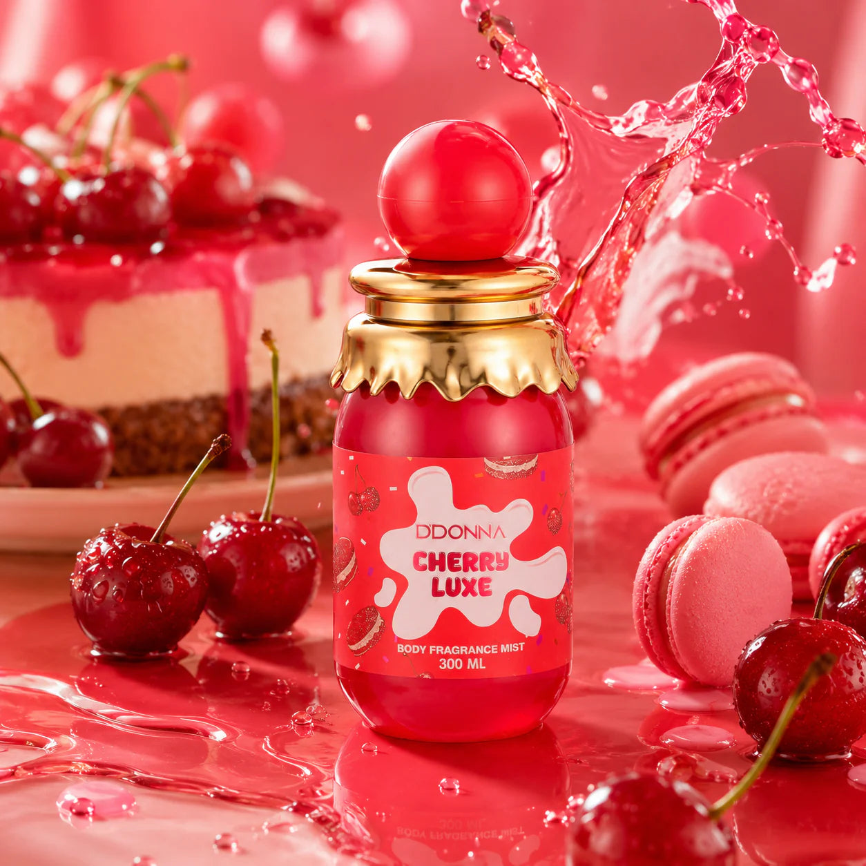 Brume Gourmande Cherry Luxe 300ml - D'Donna