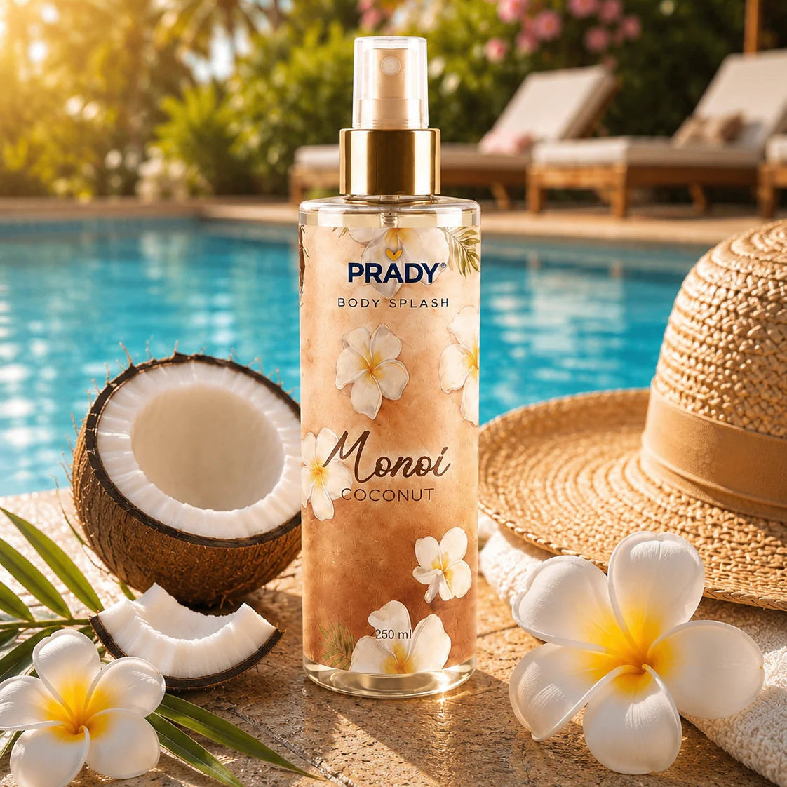 Brume Corps & Cheveux Monoï Coco 250ml – Prady