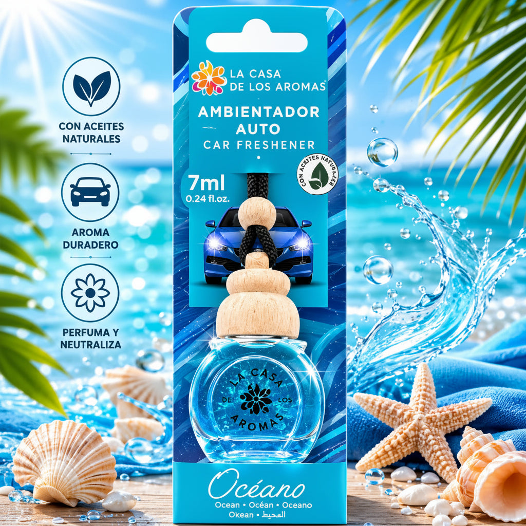 Désodorisant Voiture Parfum Océano – Casa de los Aromas