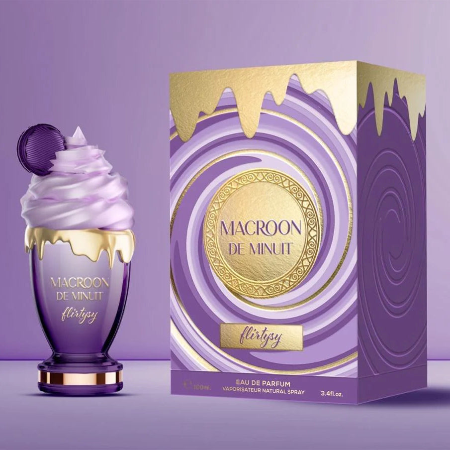 Macroon De Minuit Flirtisy eau de parfum 100 ml de chez Afaq inspiration Daarej Pour Femme de chez Rasasi