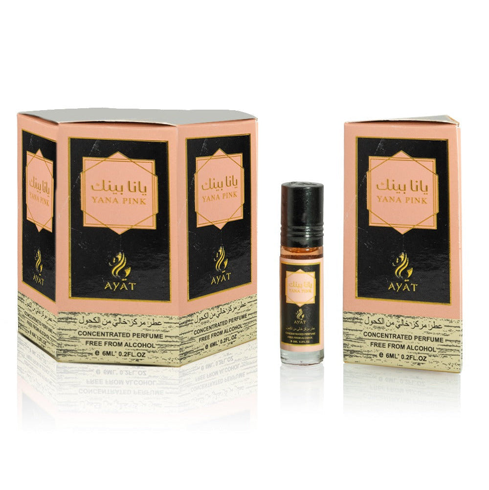 Huile Parfumée YANA PINK - AYAT 6ml Sans Alcool