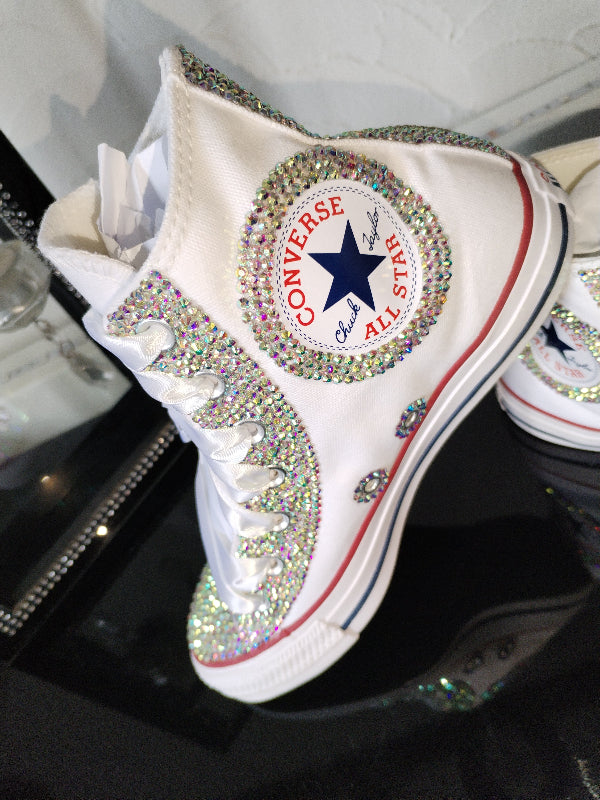 Basket  Converse All STAR Authentique personnalisées strass