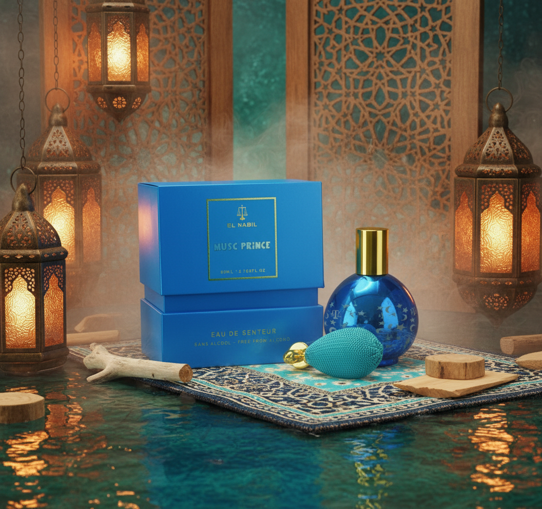 Musc PRINCE - Eau de Parfum sans Alcool 80ml El Nabil