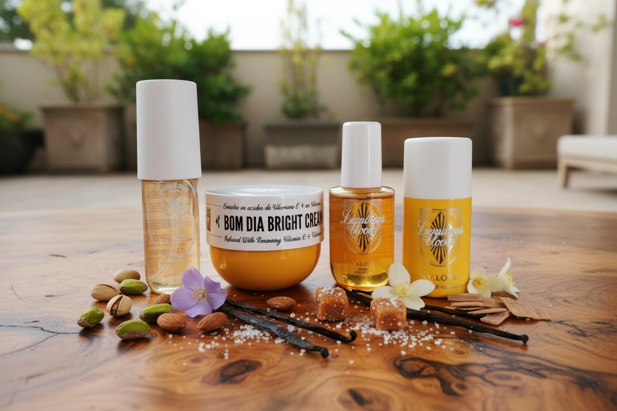 Pack Crème corps Bom Dia Bright Inspiration Sol de J. jaune orangé 62