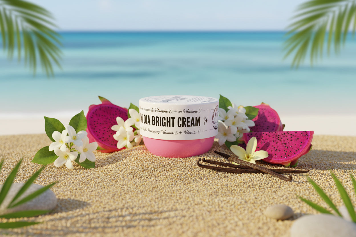 Crème corps Bom Dia Bright 300ml Inspiration Sol de J. Rose Pâle 68