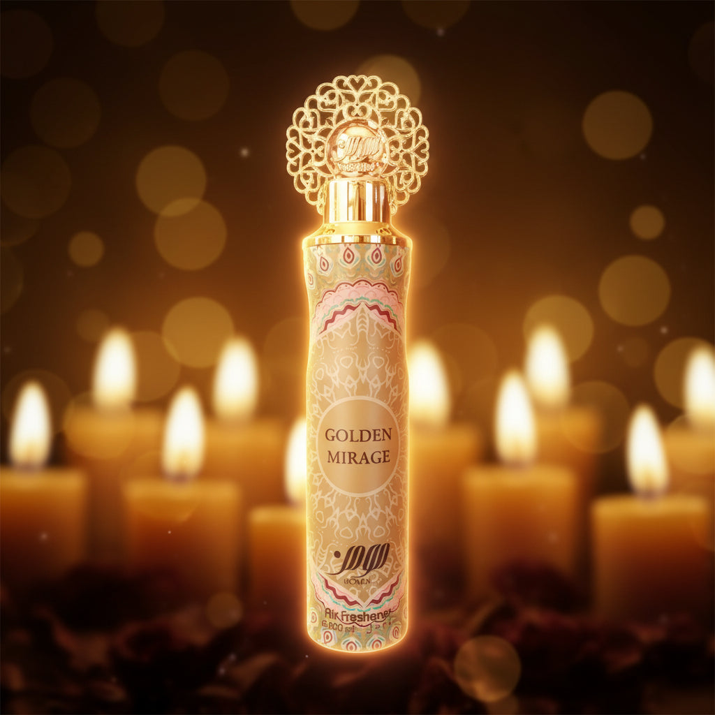 Désodorisant d'Ambiance Oriental Luxe Momin – Senteur Golden Mirage – 300 ml