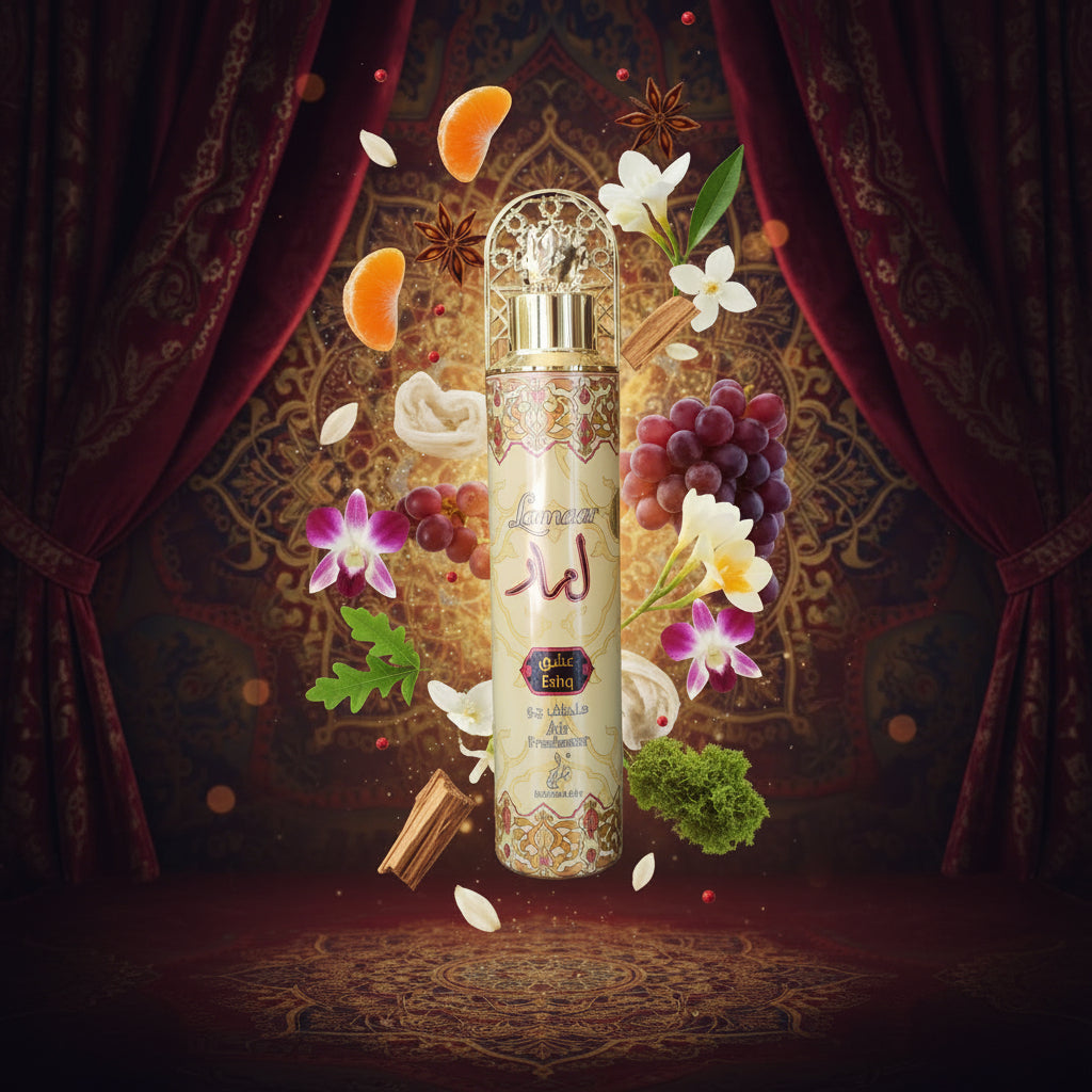 Désodorisant d'Ambiance Oriental Luxe Khadlaj – Senteur Lamaar Eshq – 300 ml