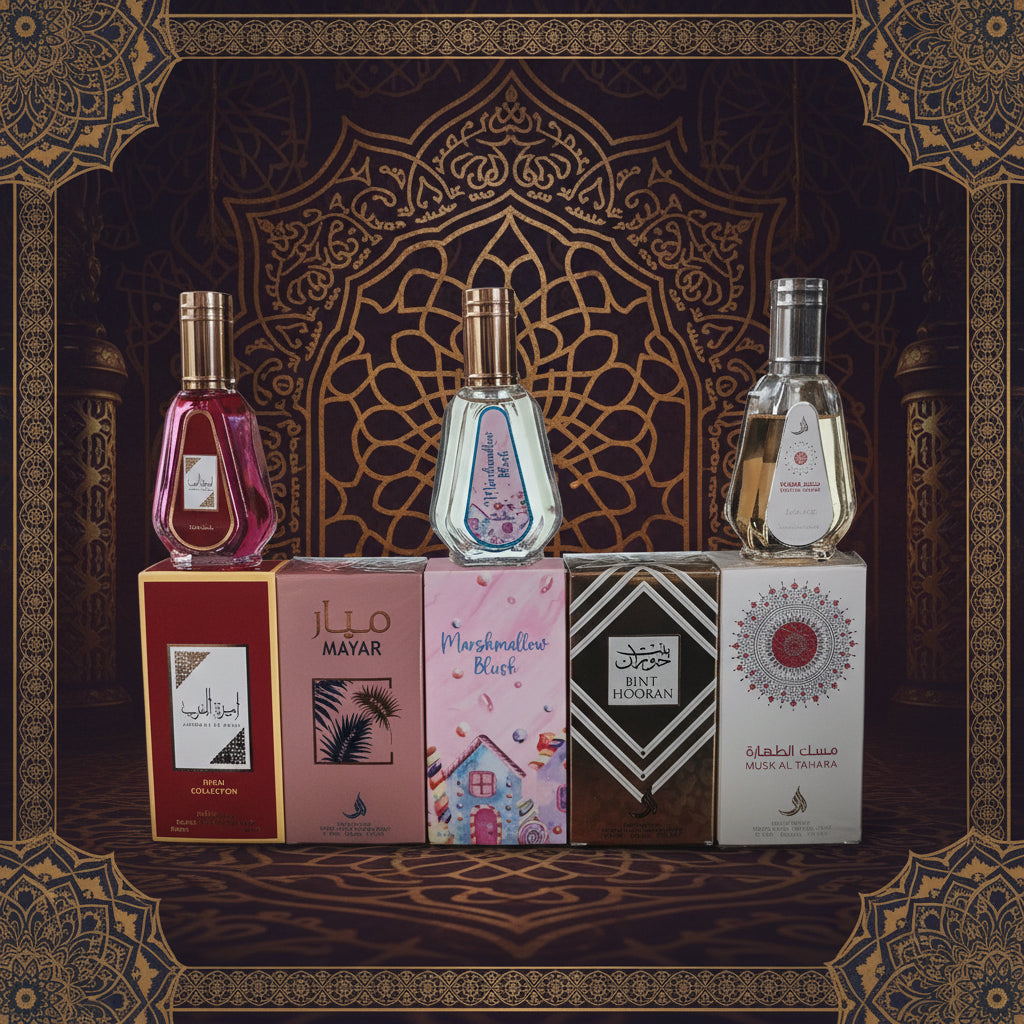 Lot N° 5 de 5 eaux de parfum Collection Prestige d'Orient (50ml)