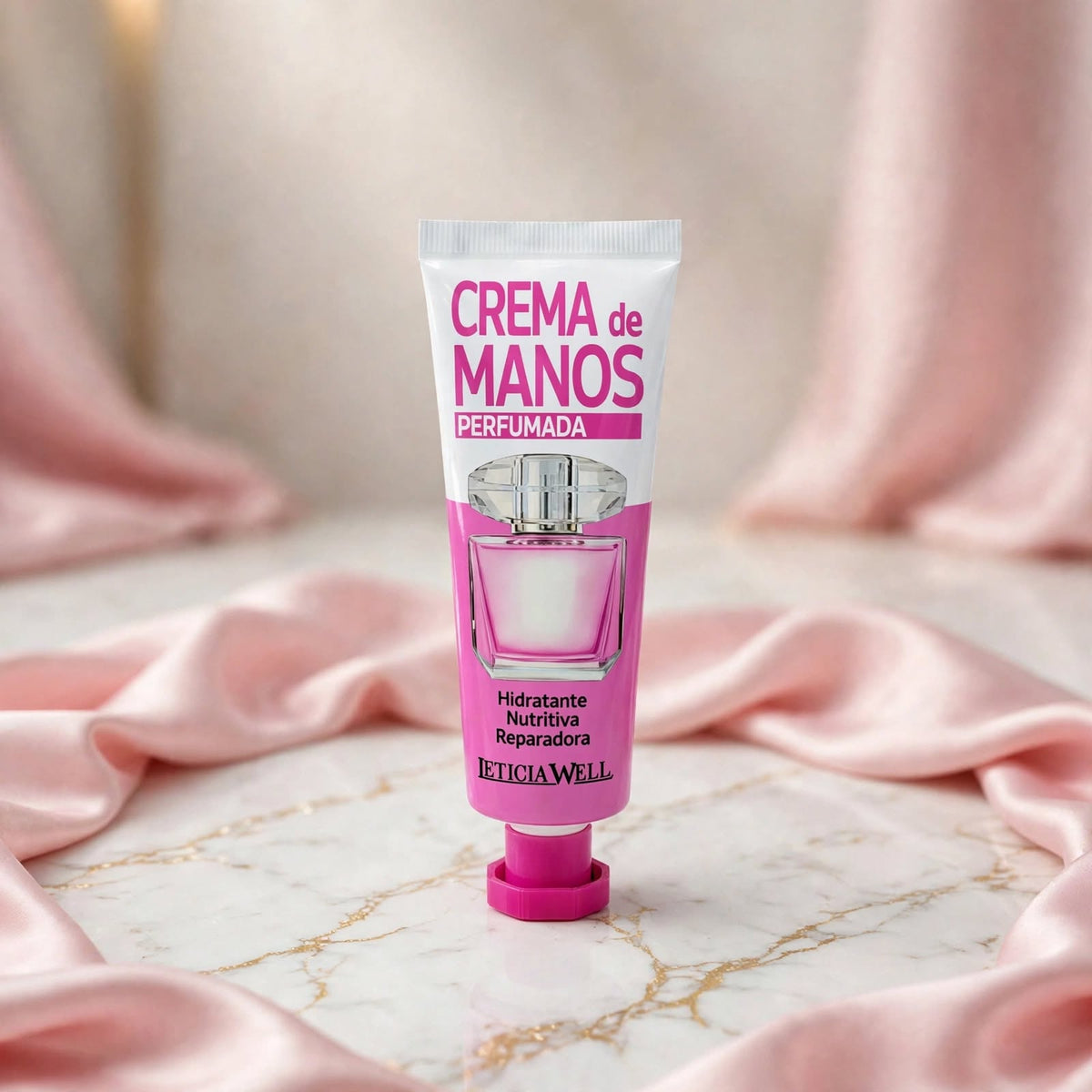 Crème pour les Mains Parfumée Leticia Well (Hydratante, Nutritive & Réparatrice)