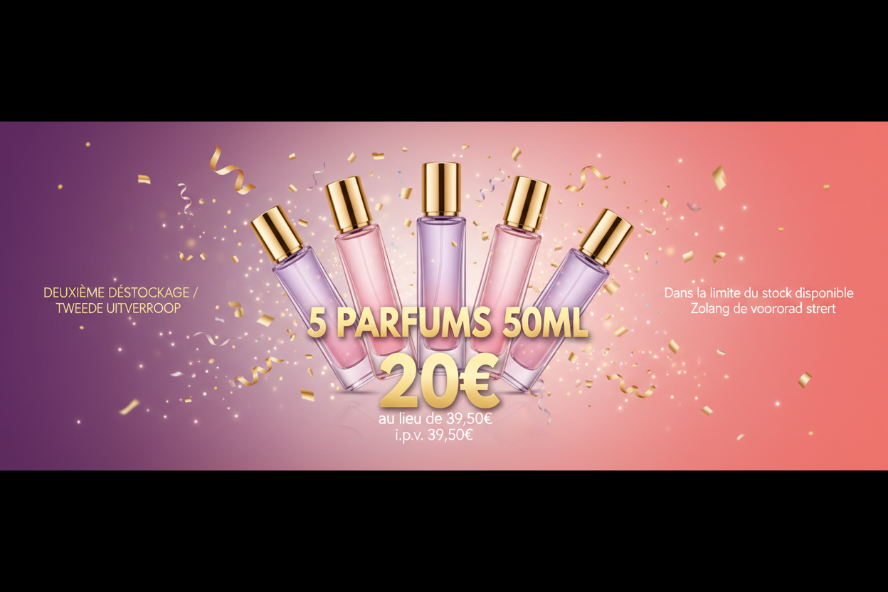 Bannière 5 parfums 20€ - version corrigée sans bandes noires