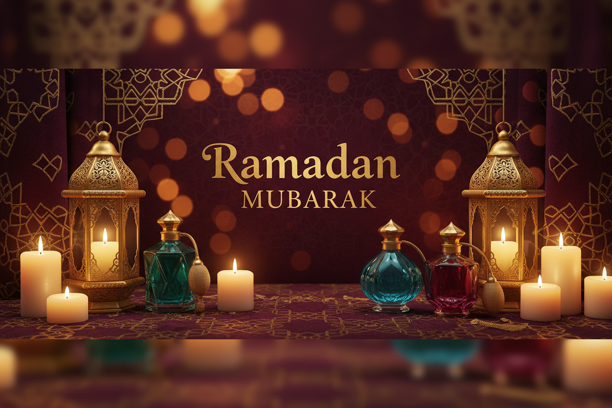 Bannière Ramadan Mubarak