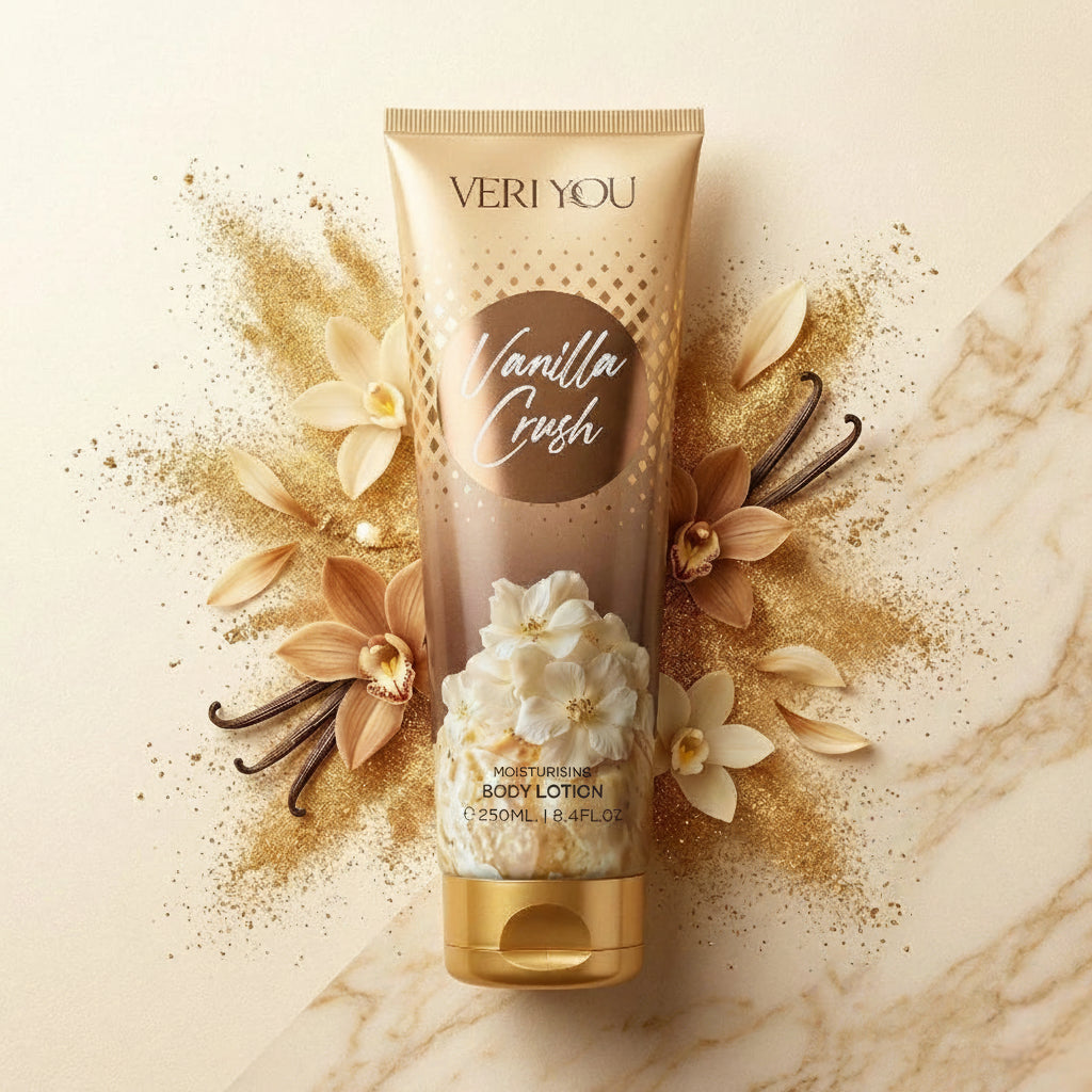 Lotion Corporelle Parfumée “Vanilla Crush” – Douceur et Hydratation 250ml – Veri You