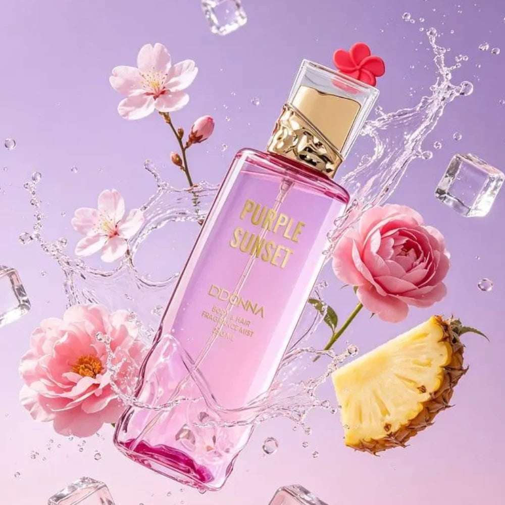 Brume Parfumée Corps & Cheveux D’Donna – Purple Sunset (250ml)