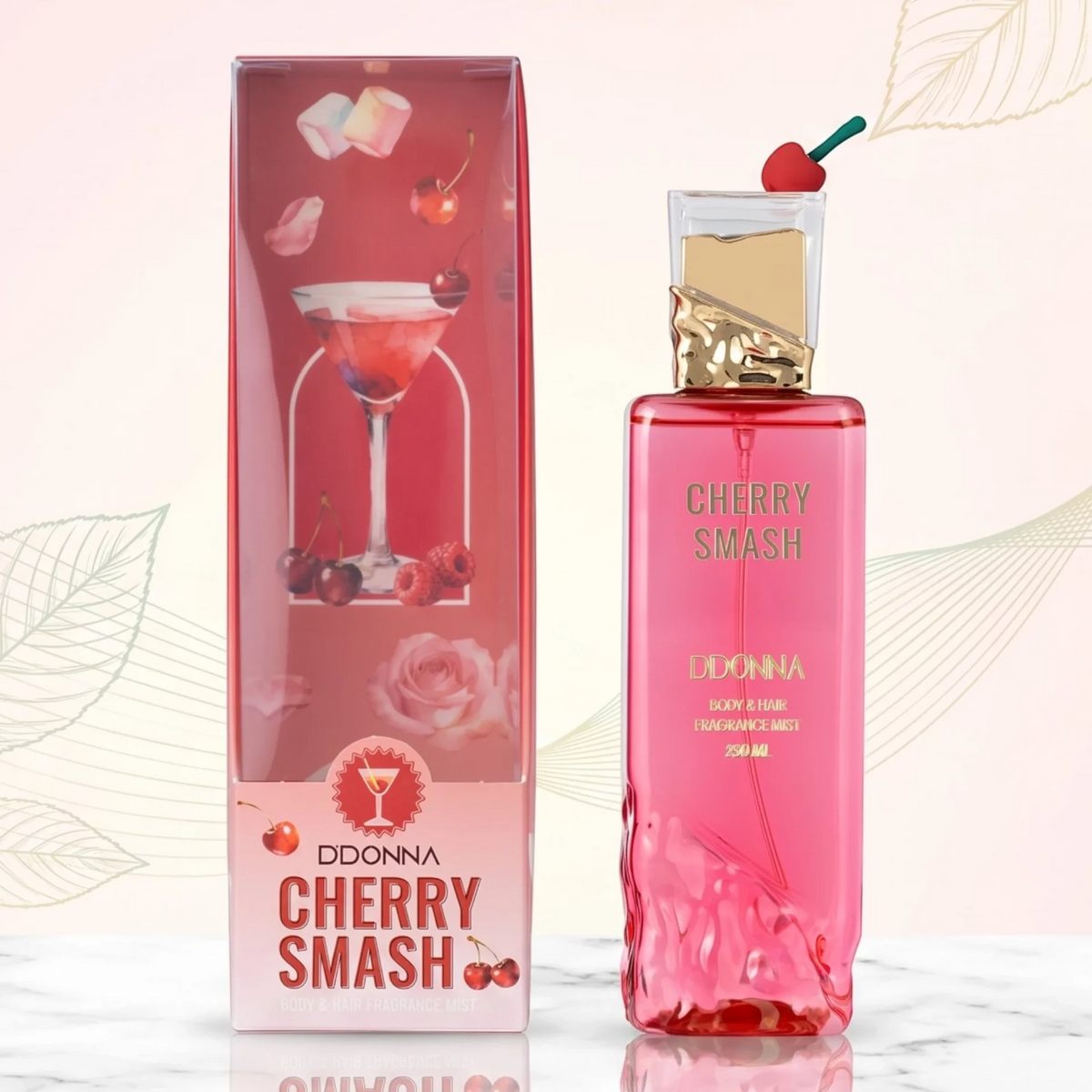 Brume Parfumée Corps & Cheveux D’Donna – Cherry Smash (250ml)