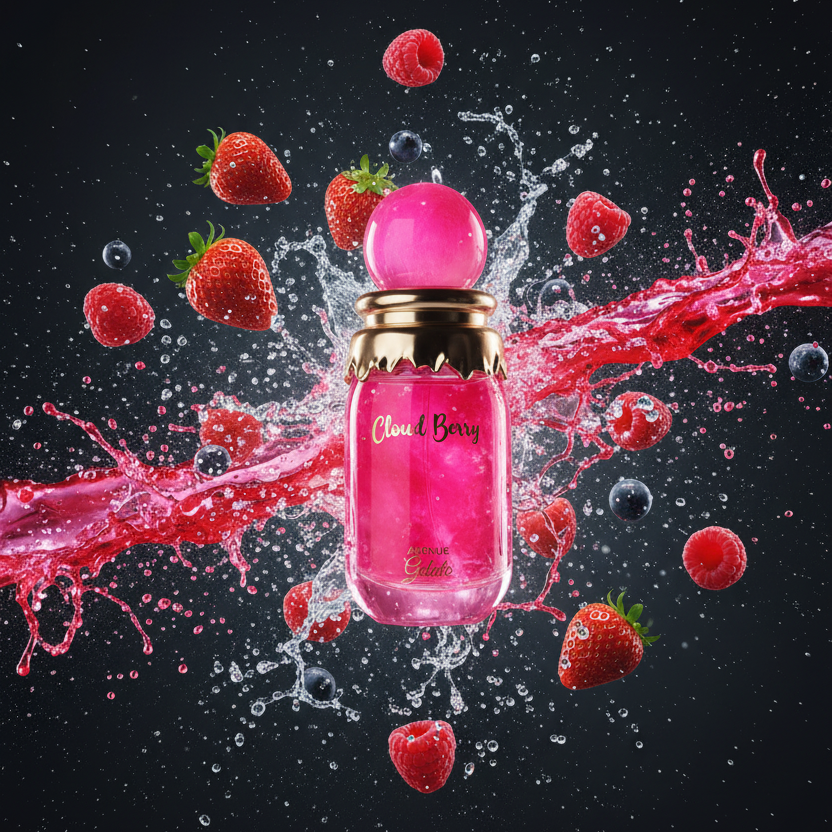 Cloud Berry - rose vif fraises framboises
