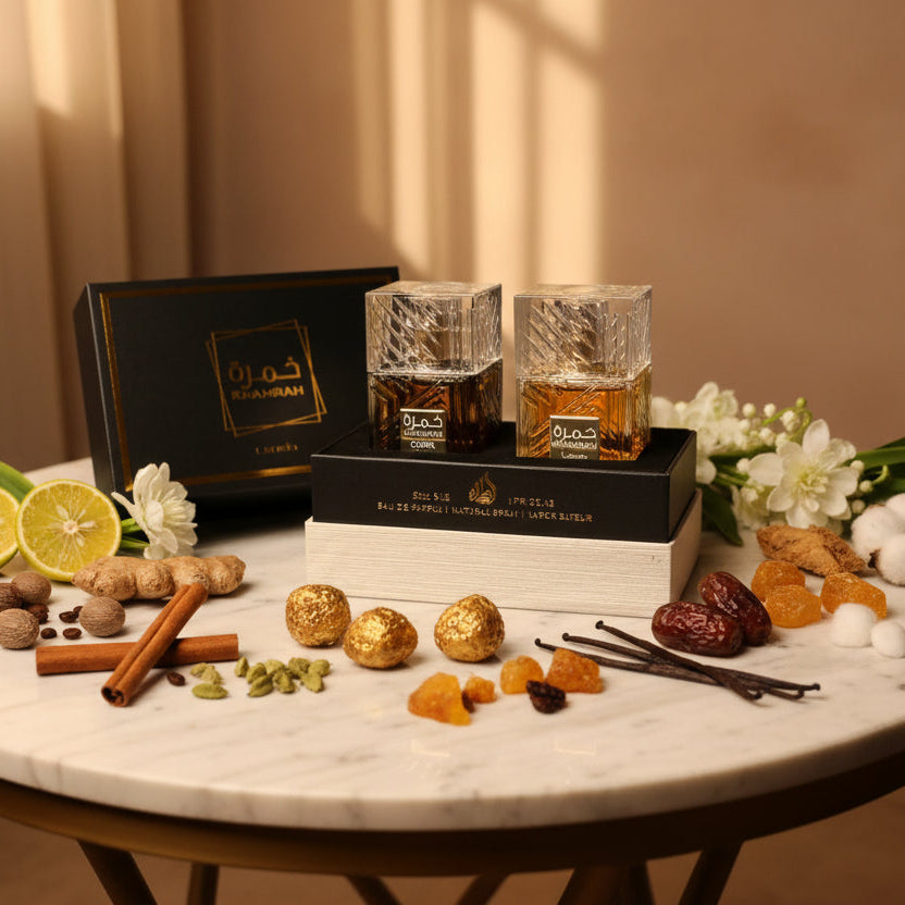 Khamrah et Khamrah Qahwa eau de  parfum 50 ml x 2 unisexe Lattafa