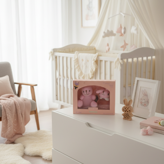 Coffret parfum enfant LAPIN ROSE LUCK BABY 50 ml