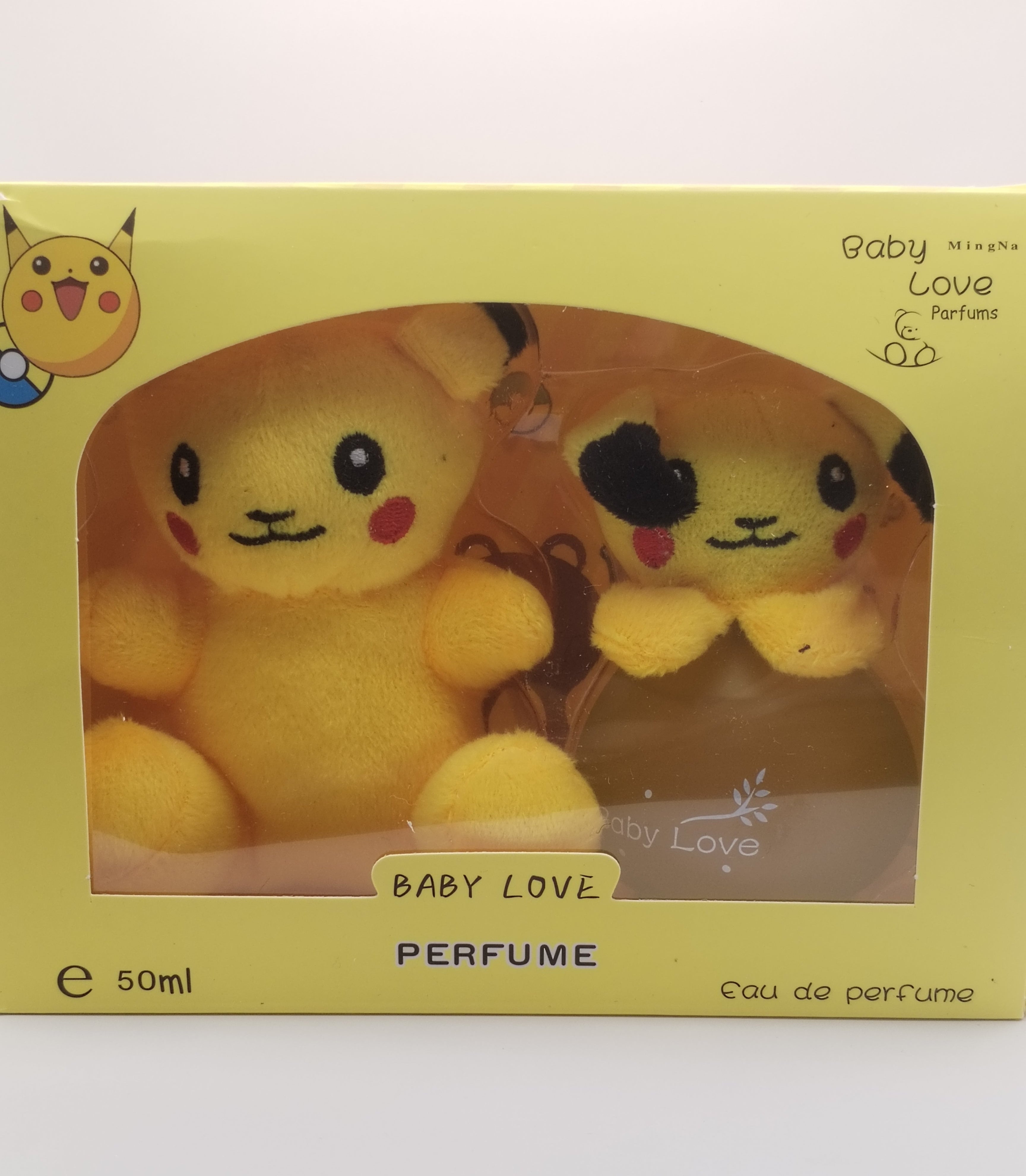 Coffret Parfum Enfant PICACHU - Eau de Parfum 50ml avec Peluche