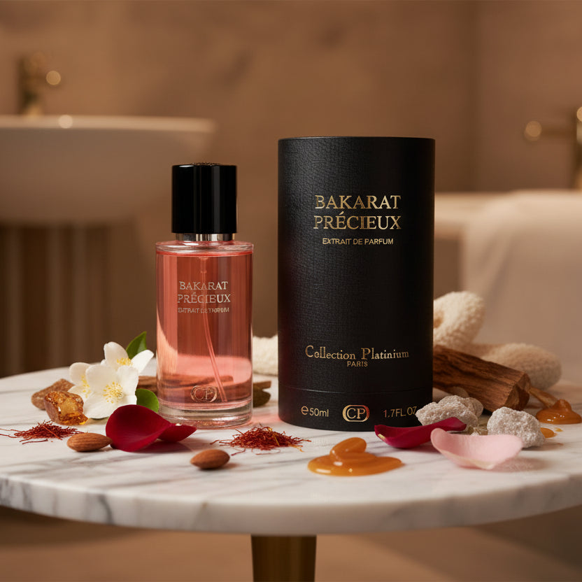 Bakarat Précieux 50ml Extrait de parfum unisexe – inspiration  Maison Francis Kurkdjian Collection Platinium