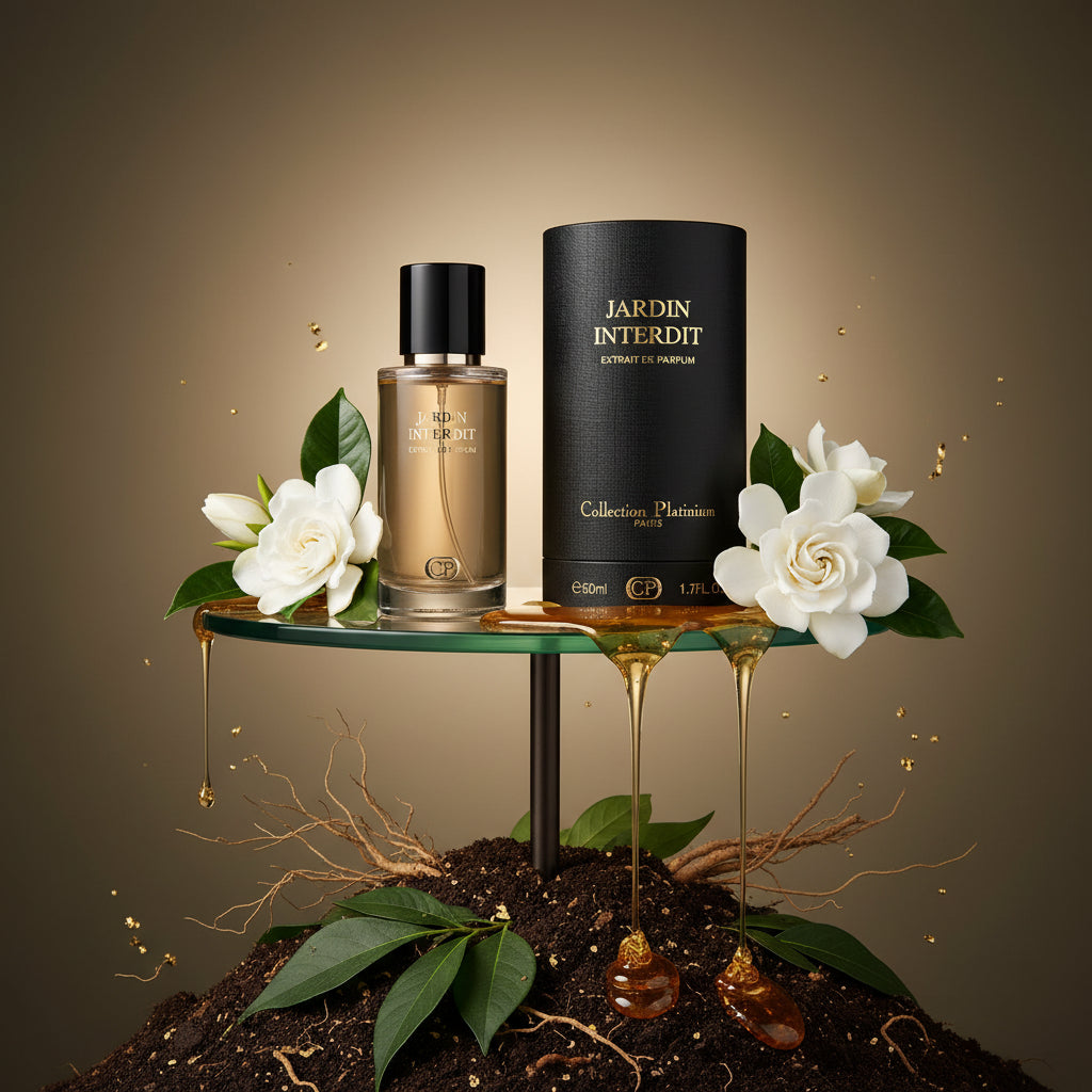 Jardin Interdit 50ml Extrait de parfum Unisexe – inspiration L'Interdit de Givenchy Collection Platinium