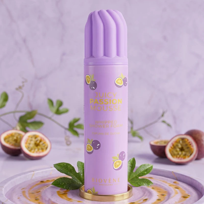 Mousse de Douche Chantilly Juicy Passion Mousse – Biovène Barcelona (250 ml)