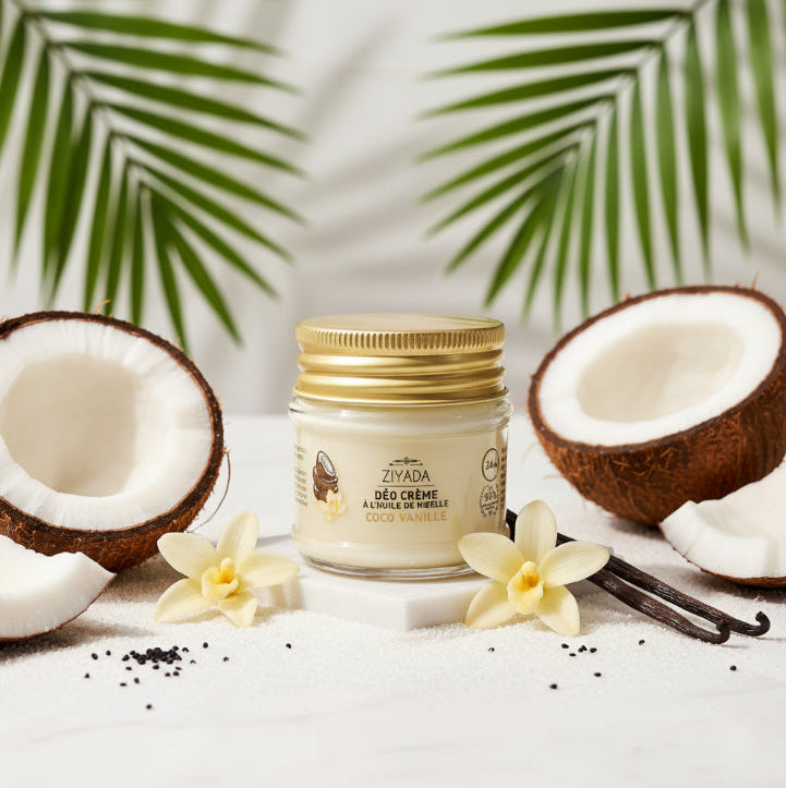 Déodorant Crème à l'Huile de Nigelle Coco Vanille - 50g