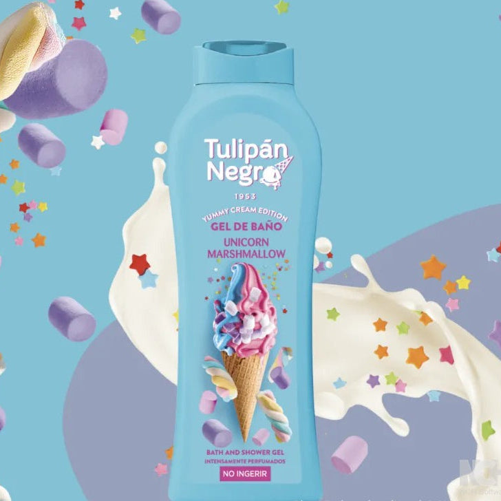 Gel douche TULIPAN YUMMY CREAM MARSHMALLOW UNICORN