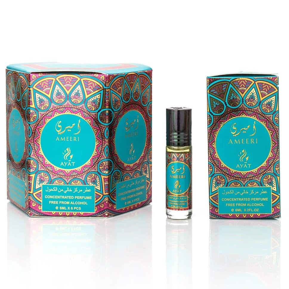 Huile Parfumée AMEERI - AYAT 6ml Sans Alcool