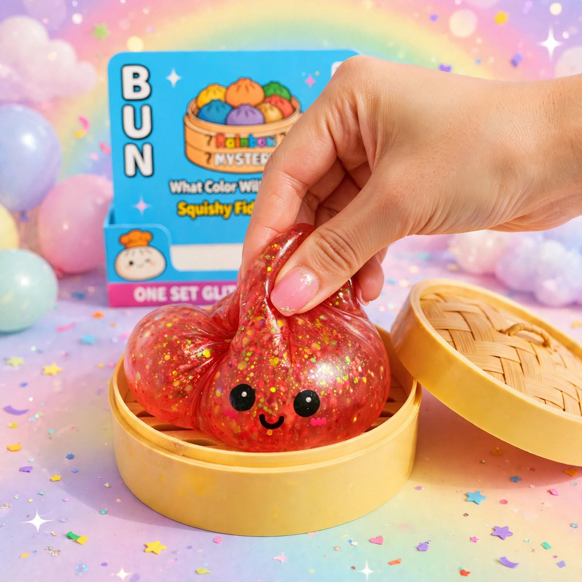 Squishy Bun - Édition Paillettes (Glitter Edition)