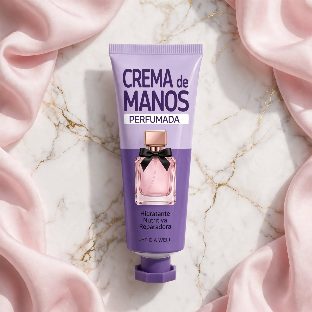 Crème pour les Mains Parfumée Leticia Well (Hydratante, Nutritive & Réparatrice)