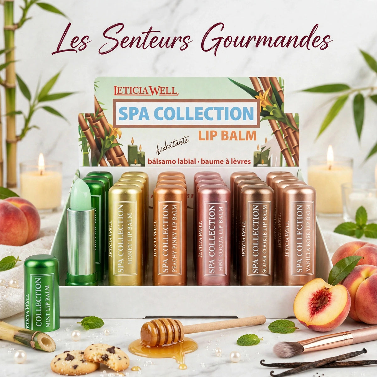 Baumes à Lèvres Hydratants "SPA Collection – Leticia Well