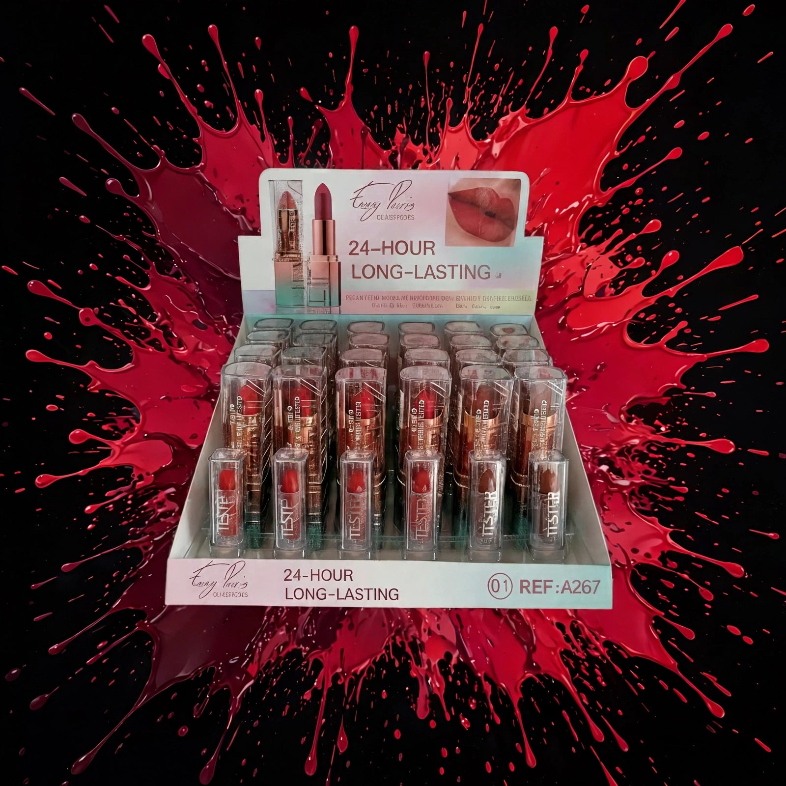 Collection Rouges à Lèvres Crémeux 24h – Easy Paris (Réf: A267)