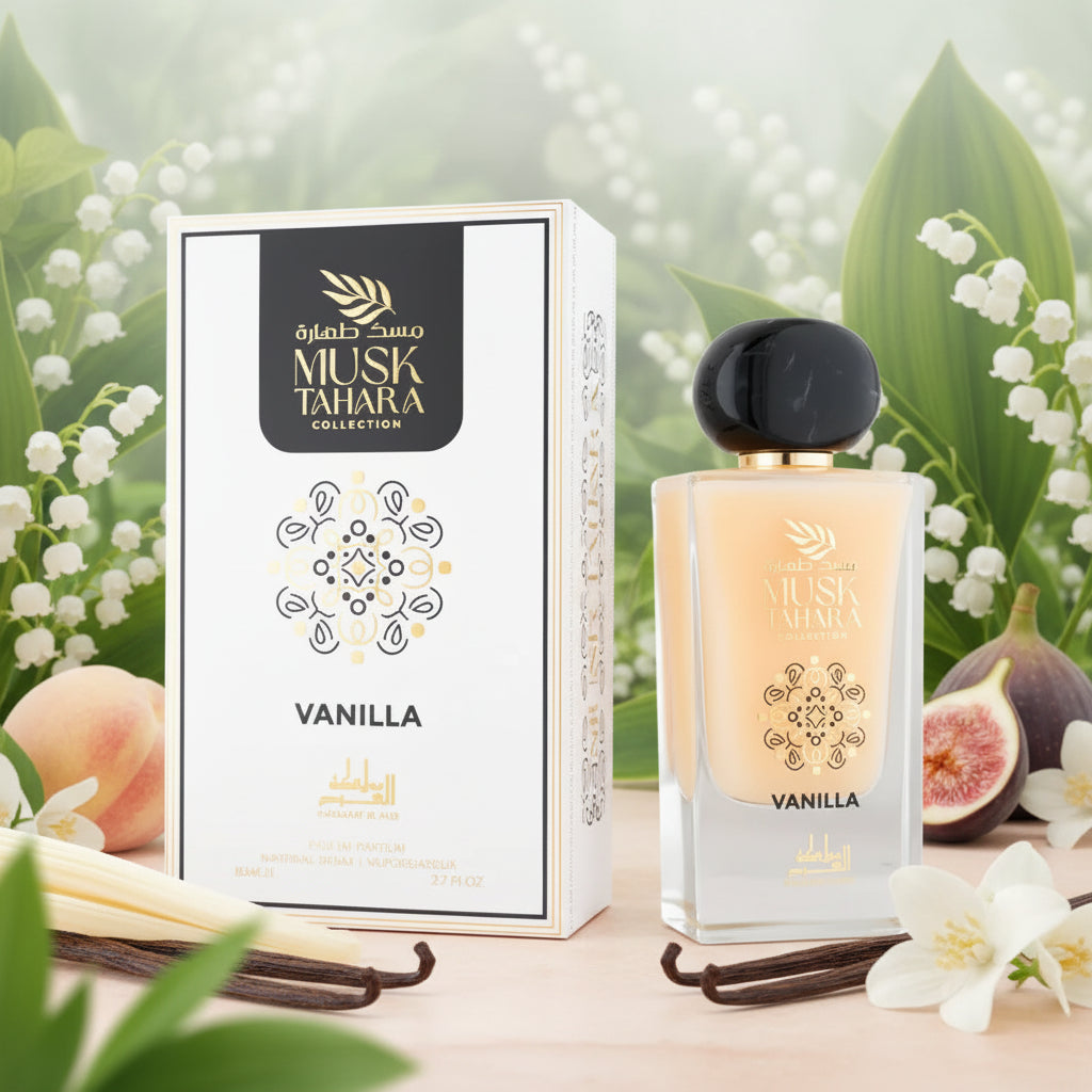 Musk Tahara Vanilla  par Mamlakat Al Oud 80 ml – Le Parfum de Propre Absolu