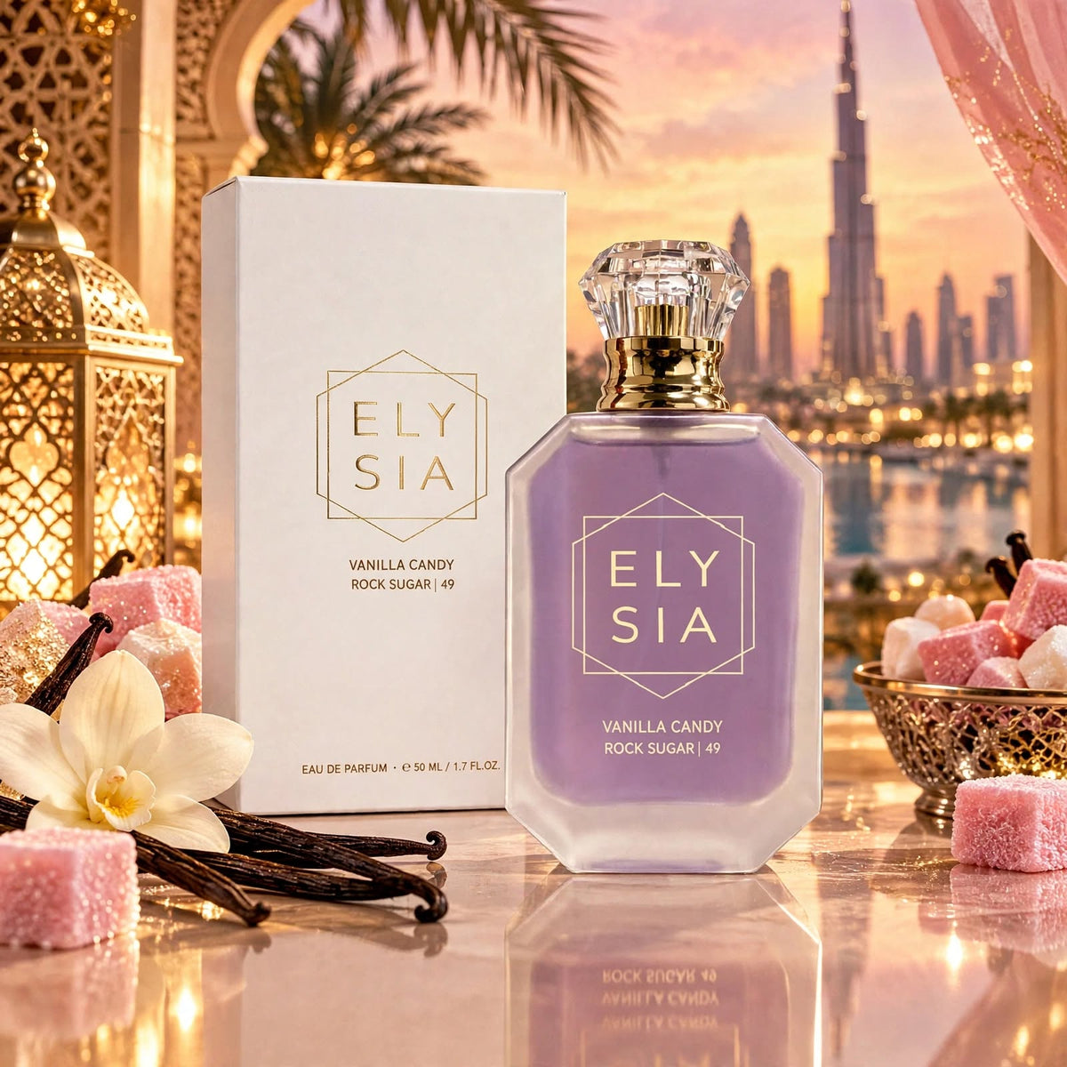 Elysia Vanilla Candy Rock Sugar | Eau de parfum 50 ml