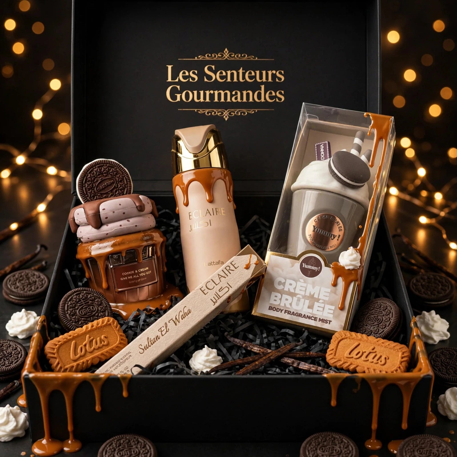 Coffret Cadeau Parfum « Instant Gourmand » – Éclat & Douceur