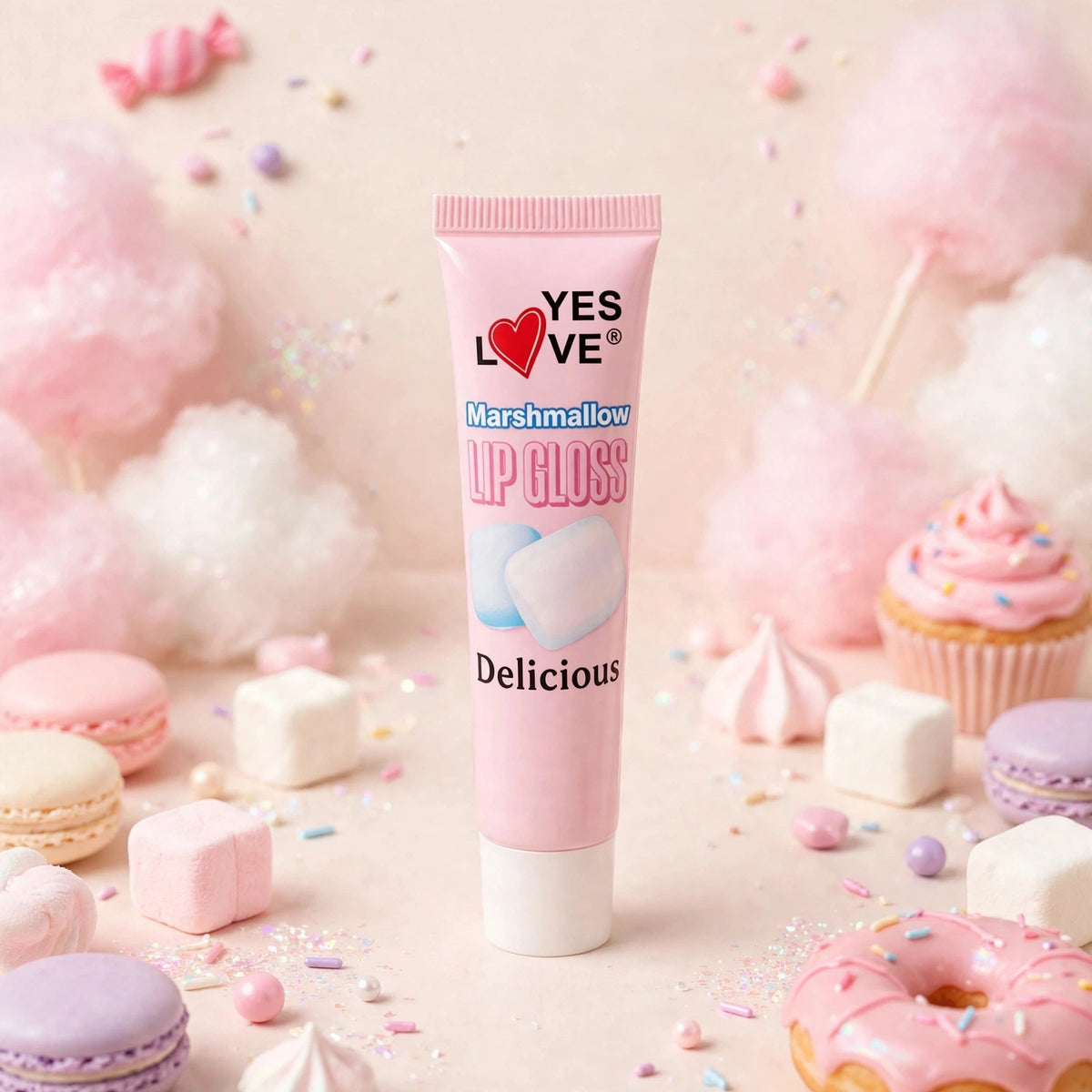Lip Gloss Hydratant et Gourmand YES LOVE – Collection "Delicious"