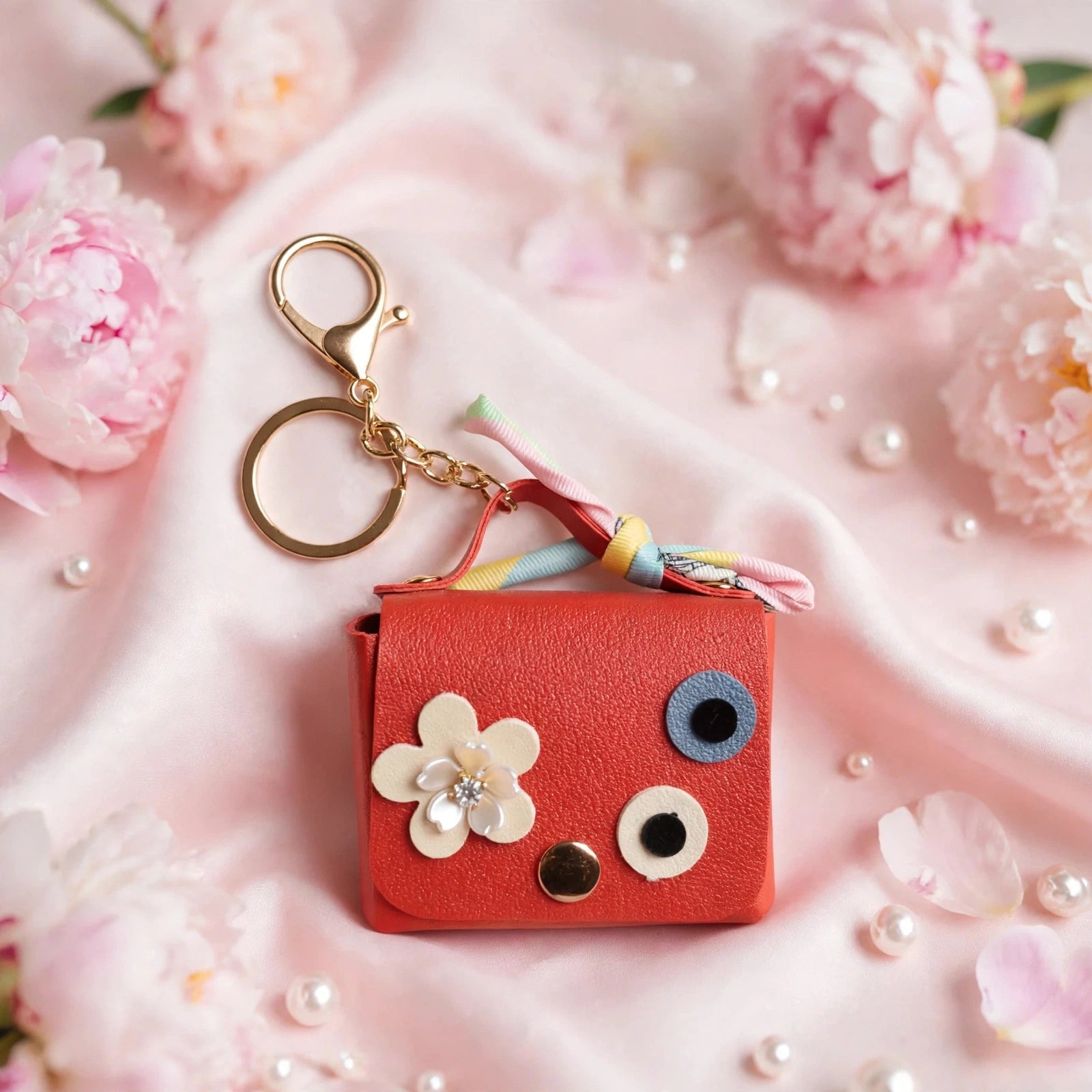 Duo Chic & Olfactif : Mini Porte-Monnaie Bijou de Sac + Huile de Parfum "Collection Platinium"