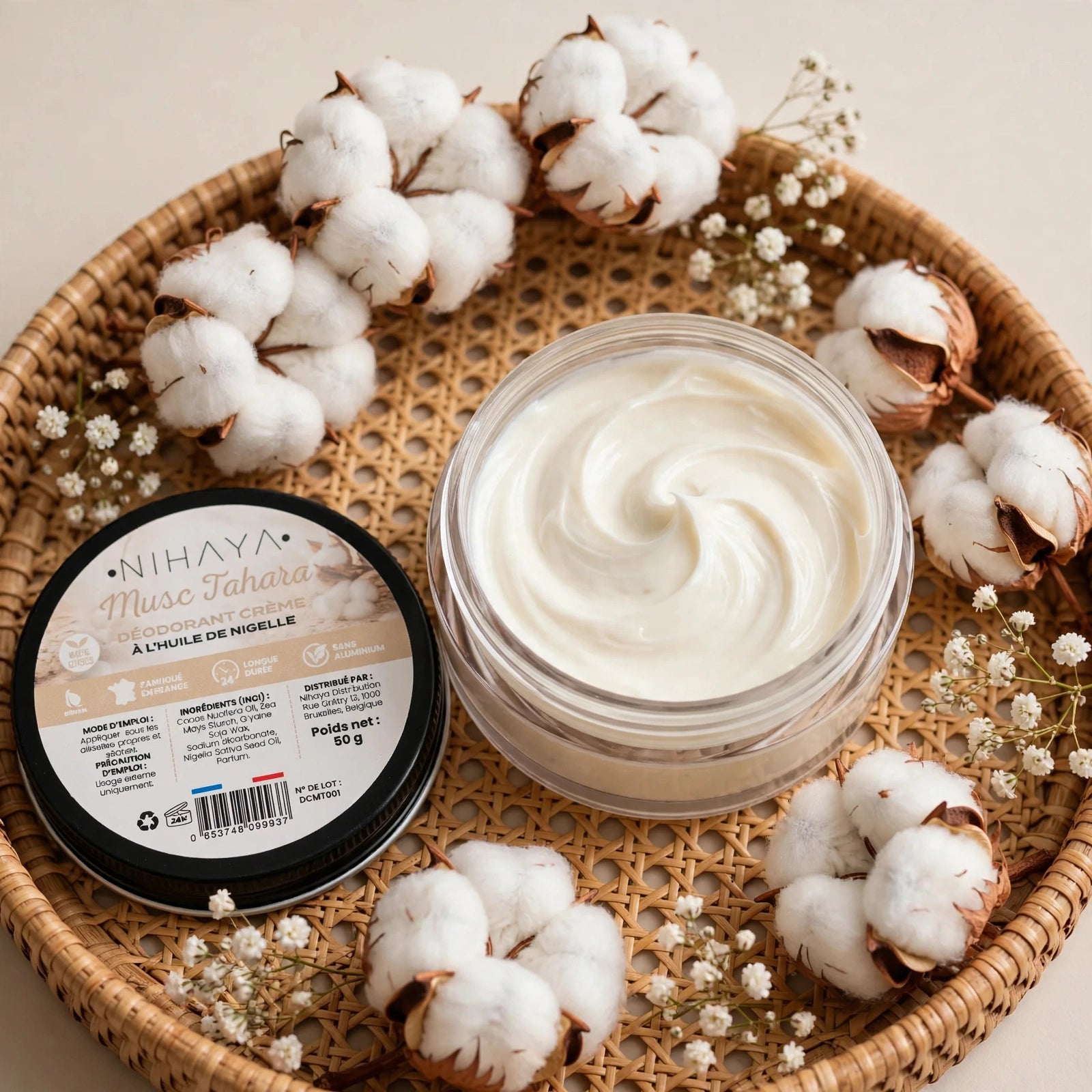 Déodorant Crème Musc Tahara – Nihaya (50g)