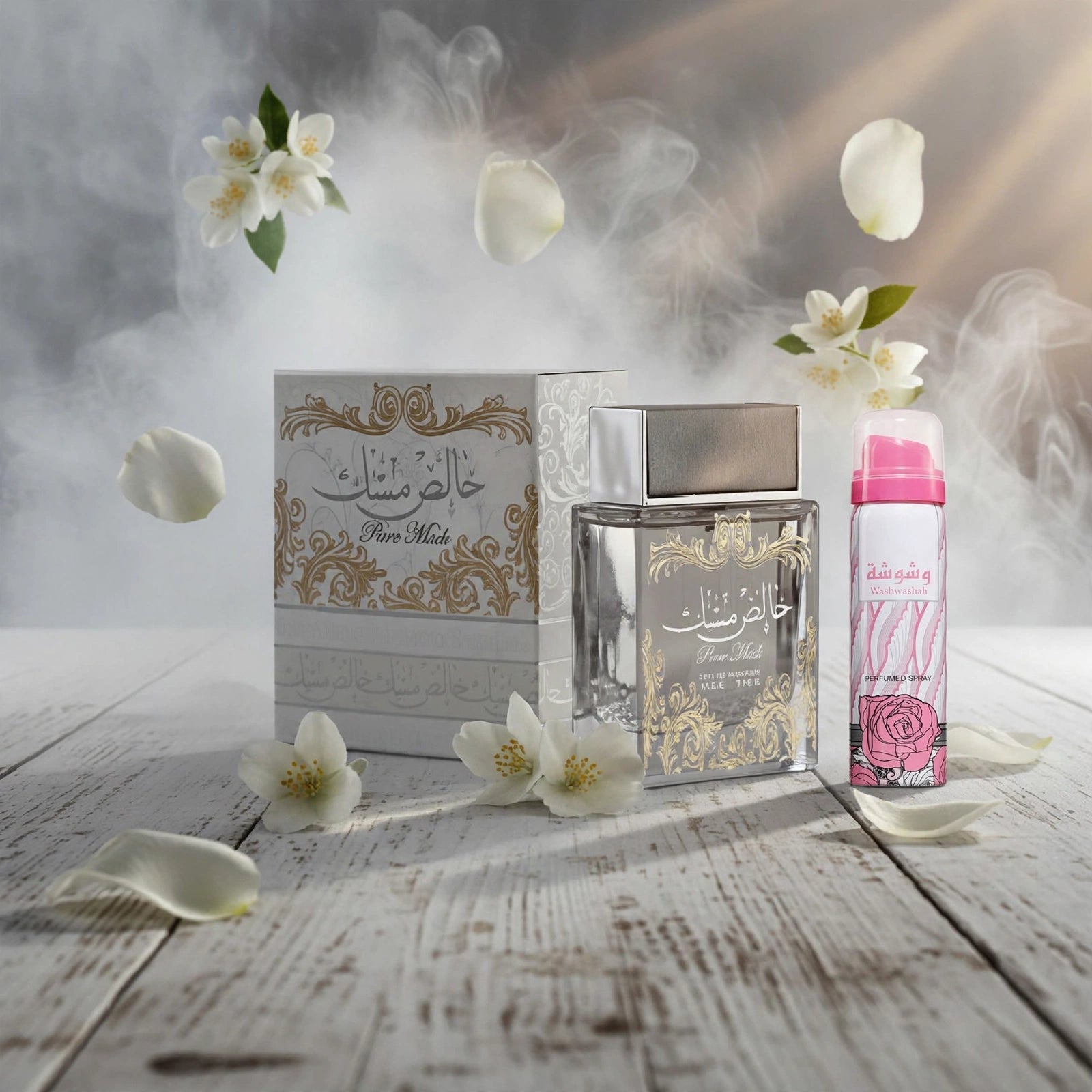 Khalis Pure Musk & Déodorant Washwashah de Lattafa Eau de Parfum  – Lattafa (100 ml)