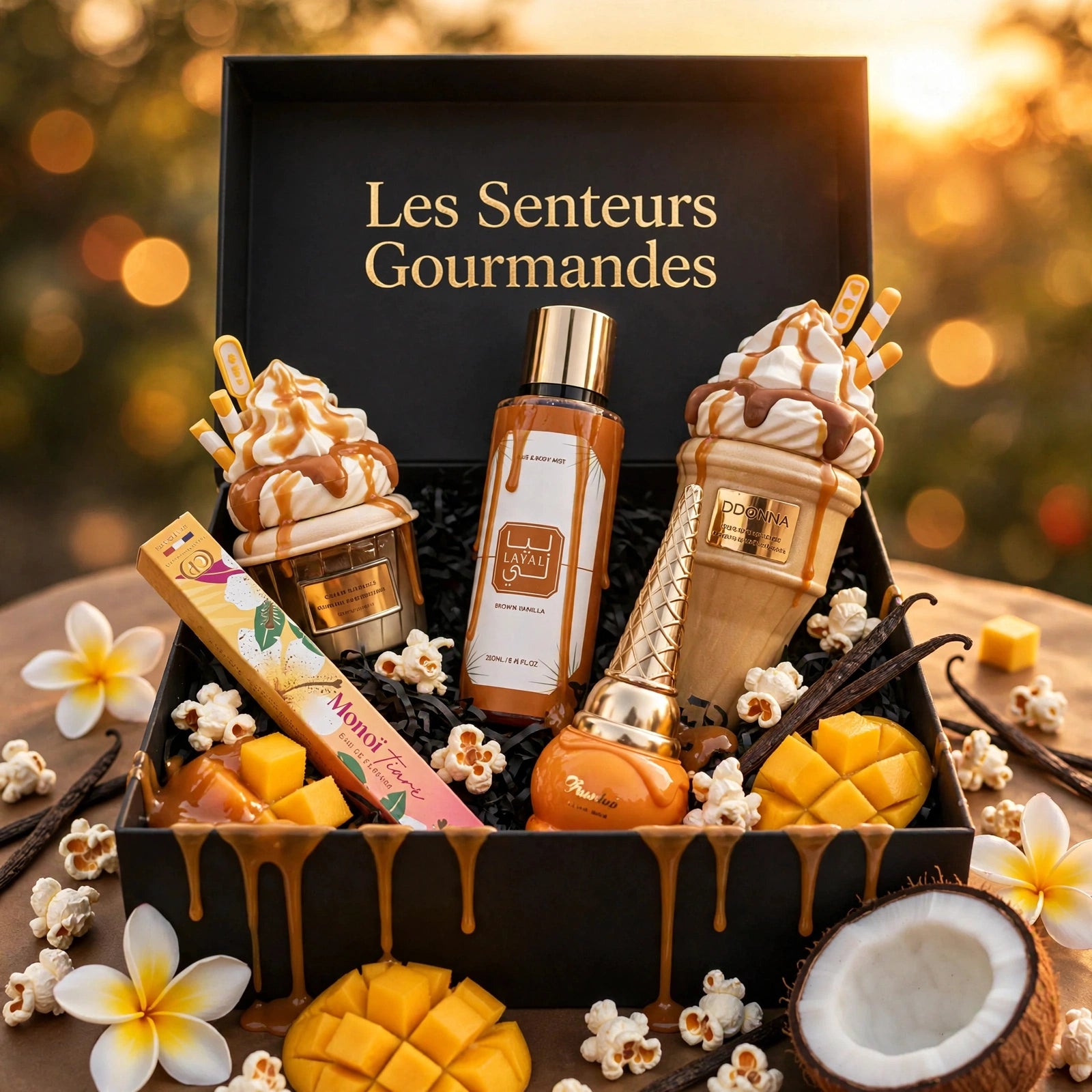 Coffret Cadeau Parfum « Évasion Gourmande & Solaire »