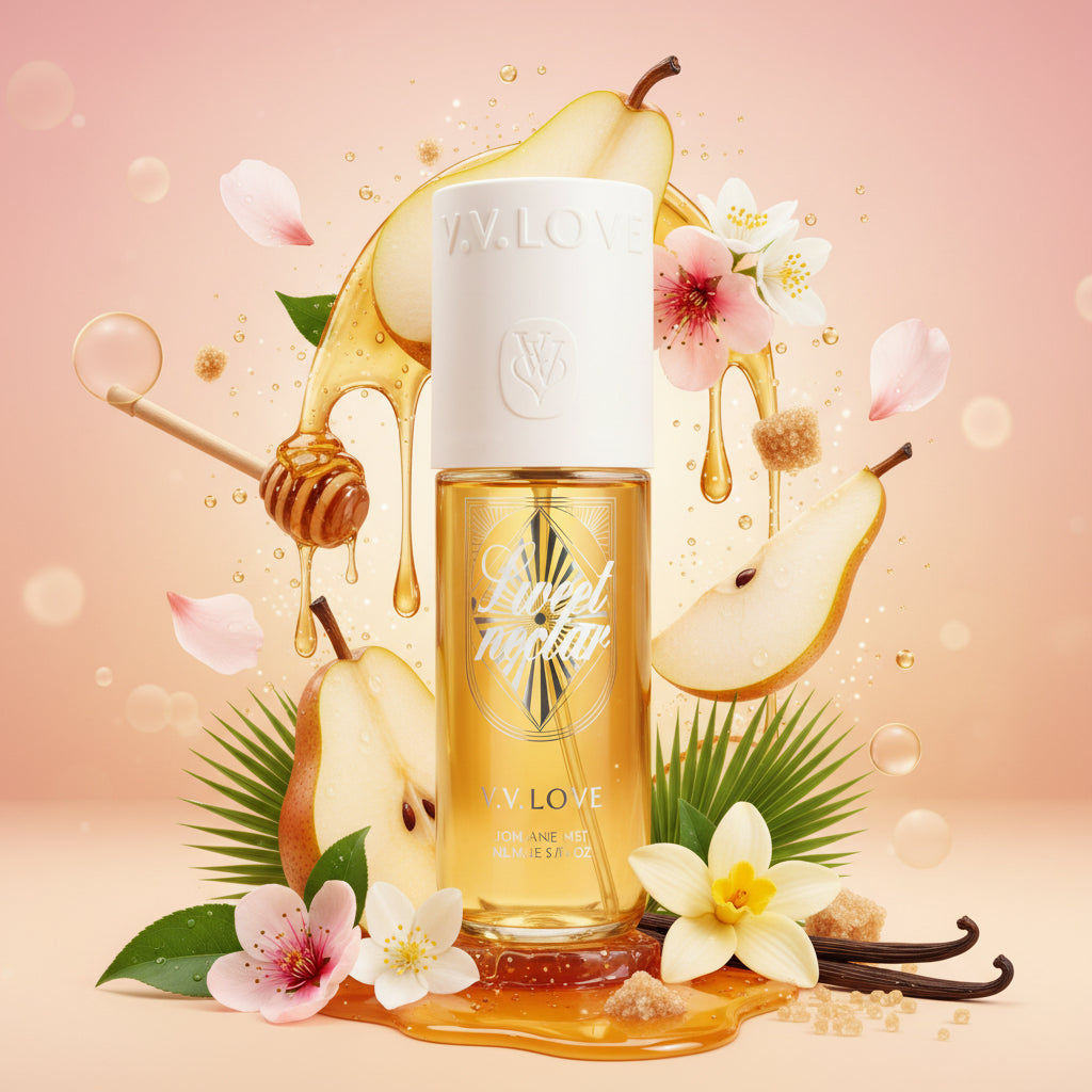 Brume Parfumée Corporelle – Sweet Nectar par V.V. LOVE (150 ml)