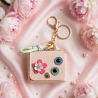Duo Chic & Olfactif : Mini Porte-Monnaie Bijou de Sac + Huile de Parfum "Collection Platinium"