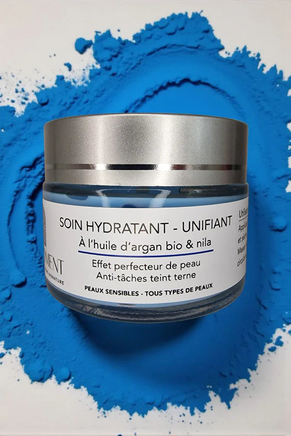 Soin hydratant et unifiant à l'huile d'argan bio et nila - ARTICOSMETIQUE