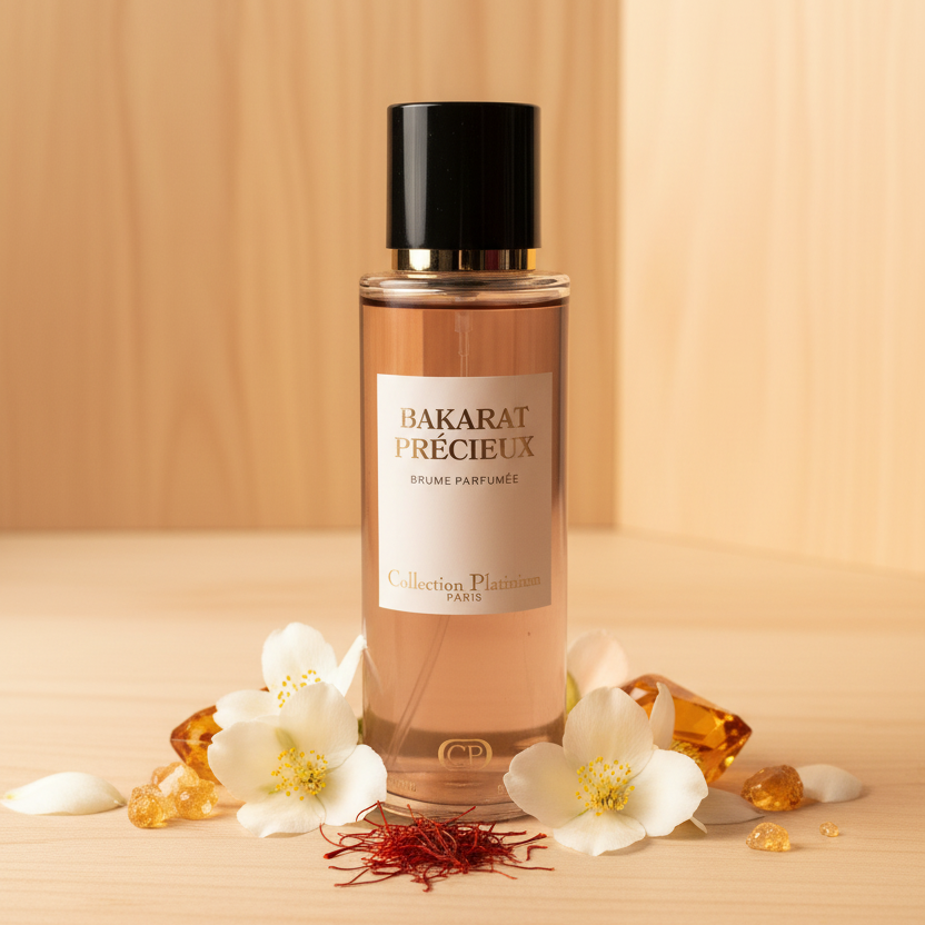 Brume Bakarat Précieux Collection Platinium 250 ml inspiration Baccarat Rouge 540 de Maison Francis Kurkdjian