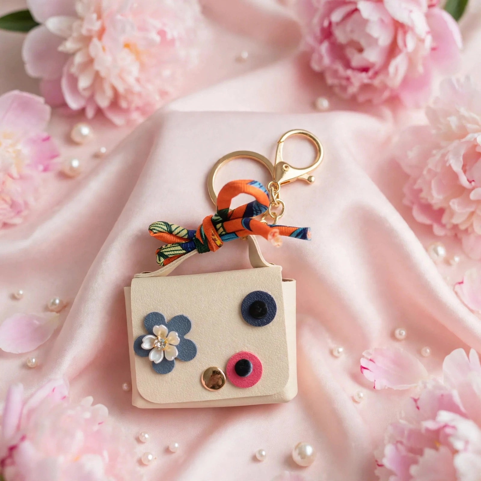 Duo Chic & Olfactif : Mini Porte-Monnaie Bijou de Sac + Huile de Parfum "Collection Platinium"