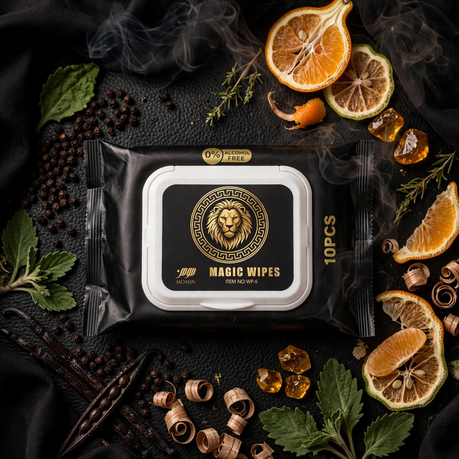 Lingettes Parfumées Magic Wipes Lion – Momin (30 pièces)