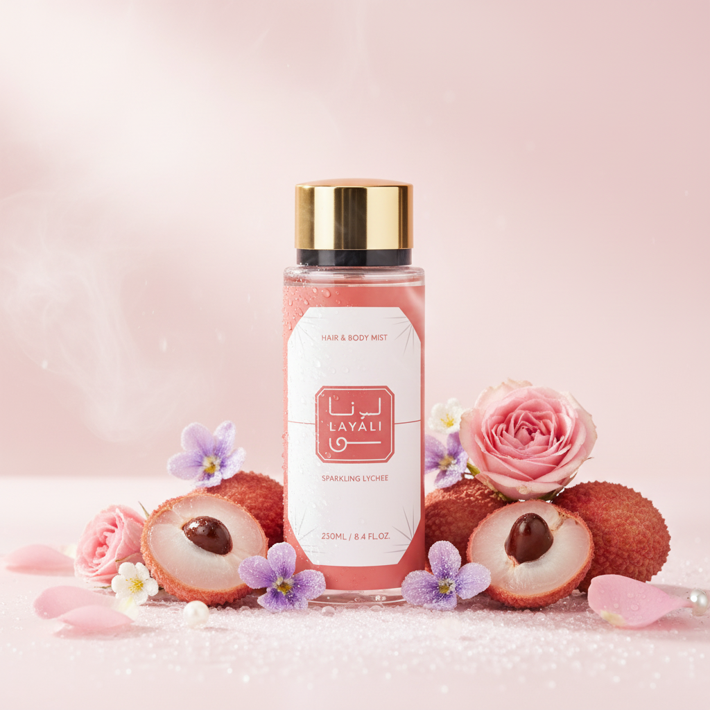 Brume Layali pour le corps et les cheveux - Sparkling Lychee 250ml inspiration du Eden Sparkling Lychee | 39 de KAYALI
