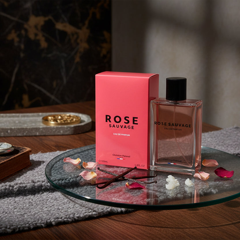 ROSE Sauvage Eau de parfum homme 100 ml in spiration Rose Vanille Mancera Christian Pairaud